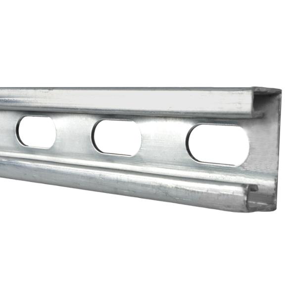 UNICANAL PERFORADO 4 X 2 X 300 CM PLATA