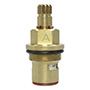 CARTUCHO CERÁMICO PARA LLAVE DE EMPOTRAR 2 CM DORADO RUGO