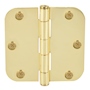 BISAGRA DE CABEZA PLANA 8.89 X 8.89 CM DORADO 2 PIEZAS