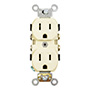 CONTACTO DÚPLEX 15 AMPERES 125 VOLTS MARFIL LEVITO