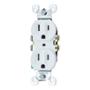 CONTACTO DÚPLEX 15 AMPERES BLANCO LEVITON
