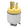 CLAVIJA BLINDADA 125 VOLTS GRIS LEVITON