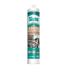 SISTA SILICÓN ACÉTICO PARA PLÁSTICOS, METALES Y MAMPOSTERÍA TRANSPARENTE 280 ML
