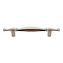 JALADERA EGIPCIA METAL PLATA 11.8 CM PARA PUERTA
