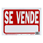 LETRERO DE PLÁSTICO PARA PARED SE VENDE 21.5 X 30.5 CM