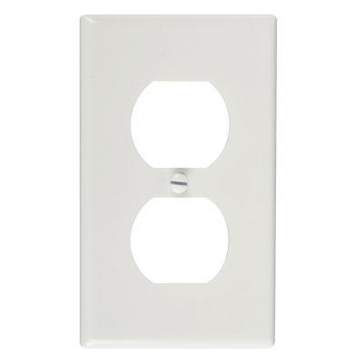 PLACA DE CONTACTO DUPLEX BLANCO