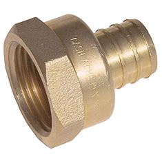 ADAPTADOR LATÓN HEMBRA PEX 3/4" X 3/4"