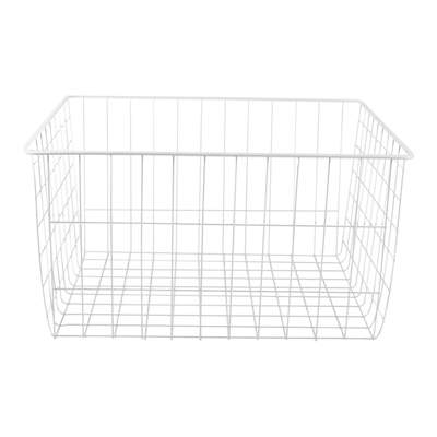 CANASTA METAL TRIPLE BLANCO
