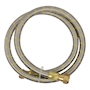 MANGUERA FLEXIBLE PARA GAS NATURAL Y LP DE ACERO 1.22M 1/2"