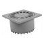 SUMIDERO PVC 150 MM X 150 MM GRIS