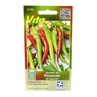 SEMILLAS DE PIMIENTO DE CAYENNE 1 GR VITA