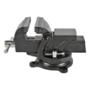 TORNILLO DE BANCO 4" HIERRO GRIS BASE GIRATORIA 360 GRADOS