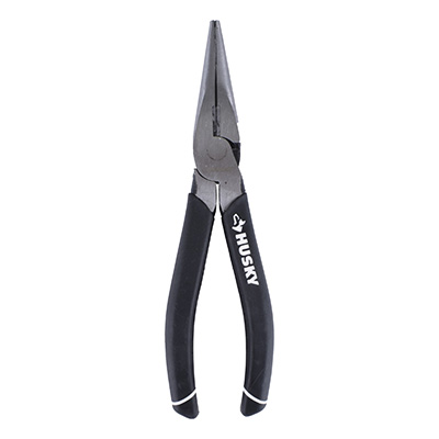PINZA DE PUNTA LARGA METAL 8" PARA CORTE Y AJUSTE