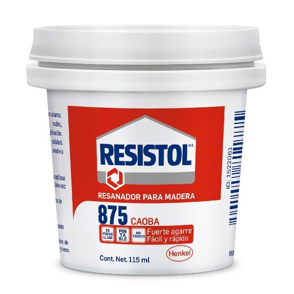 RESISTOL 875 RESANADOR PARA MADERA CAOBA 115 ML