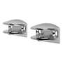 MÉNSULA PARA REPISA TIPO FLIC DE 3 CM 5 KG DE SOPORTE 2 PIEZAS METAL PLATEADO