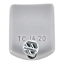GRAPA PARA CABLES ELÉCTRICOS DE POLIPROPILENO REDONDA 14-20 GRIS 20 PIEZAS