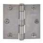 BISAGRA DE CABEZA MEDIA BOLA 7.62 X 7.62 CM PLATA 2 PIEZAS