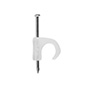 GRAPA PARA CABLE PLANO 0.5 X 1.9 CM TRANSPARENTE THORSMAN