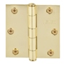 BISAGRA DE CABEZA PLANA 7.62 X 7.62 CM DORADO 2 PIEZAS