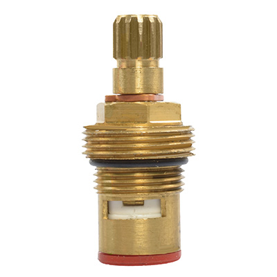 CARTUCHO CON ESTRÍAS PARA MEZCLADORA 4.6 X 2.1 CM DORADO RUGO