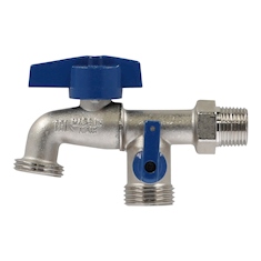LLAVE DOBLE MANUAL 1/2" DE LATÓN