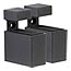 CLIP AJUSTABLE LAVA DOLLE 2.3 X 5.1 CM NEGRO