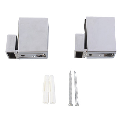 MÉNSULA CLIP PARA REPISA 5.1 CM 15 KG DE CARGA 2 PIEZAS METAL PLATEADO