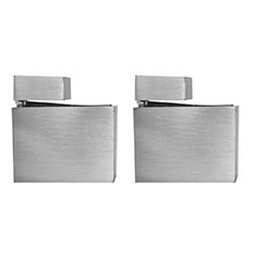 MÉNSULA PARA REPISA TIPO CUADRO AJUSTABLE DE 20 CM 15 KG DE CARGA 2 PIEZAS METAL PLATEADO
