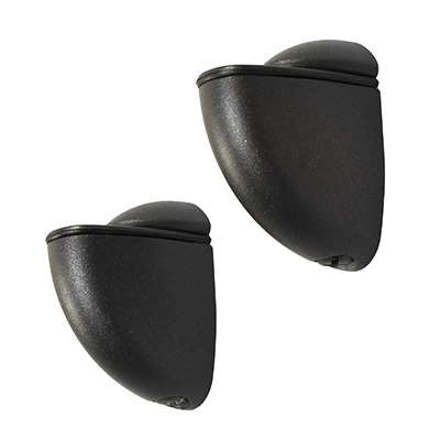 MÉNSULA CLIP AJUSTABLE PARA REPISA DE 5.3 CM 15 KG DE CARGA 2 PIEZAS METAL NEGRO