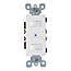 INTERRUPTOR DOBLE 15 A MARFIL
