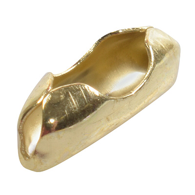 CONECTOR PARA CADENA DE VENTILADOR 1 CM DORADO CON 6 PIEZAS