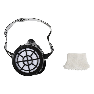 MASCARILLA CON CARTUCHO NEGRO