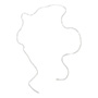 CADENA P/ABANICO 3' PLASTICO BCO