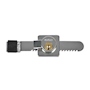 CERRADURA PARA VITRINA 12 X 2.7 X 3.3 CM PLATA