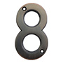NÚMERO 8 EN BRONCE 10.16 CM
