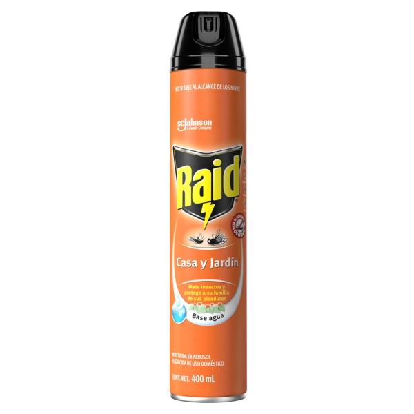 INSECTICIDA 400 ML NARANJA RAID