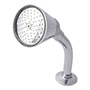 REGADERA FIJA CIRCULAR LATÓN ÓPTIMA CROMO AHORRADOR DE AGUA