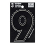 NÚMERO "9" DE VINILO 7.62 CM