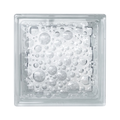 VIDRIOBLOCK WATER BUBBLE 19 X 19 X 8 CM