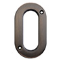 NÚMERO 0 EN BRONCE 10.16 CM