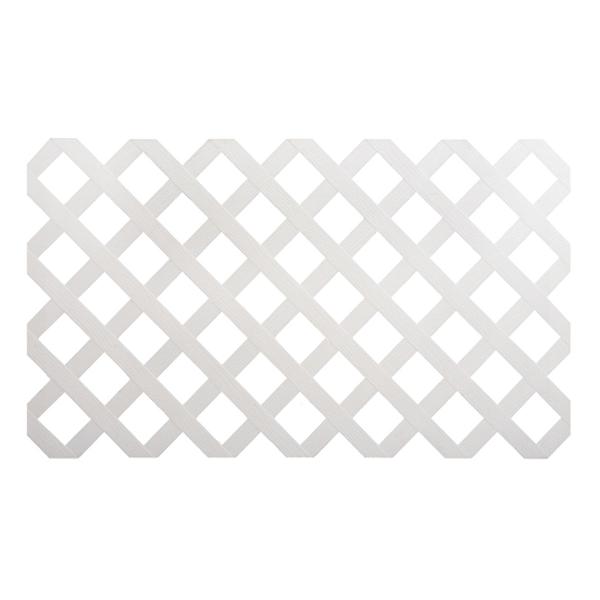CERCA DIAMOND PLÁSTICO BLANCO 121 X 242 CM