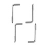 TORNILLO EN L DE 3.5 X 1.5 CM PLATA 4 PIEZAS