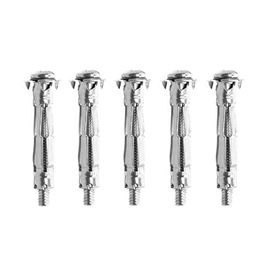 TAQUETE/ANCLAJE DE EXPANSIÓN DE 1/8 DE PULGADA PLATA 5 PIEZAS