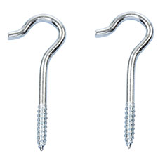 2 TORNILLOSGANCHO4 X 3 7/8PULGADA PLATA