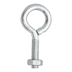 ARMELLA CON TUERCA DE 2 PULGADAS PLATA