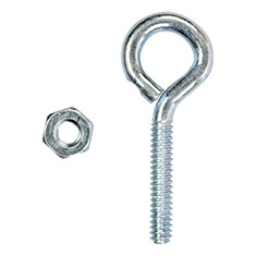 ARMELLA CON TUERCA 3/16 X 1-3/4 DE PULGADA PLATA 2 PIEZAS