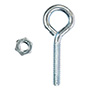 ARMELLA CON TUERCA 3/16 X 2 PULGADAS PLATA 2 PIEZAS