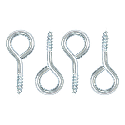 ARMELLA CERRADA DE 1-3/8 DE PULGADA PLATA 4 PIEZAS