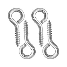 ARMELLA CERRADA DE 15/16 DE PULGADA PLATA 4 PIEZAS