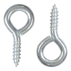 ARMELLA CERRADA DE 2 1/16 DE PULGADA PLATA 2 PIEZAS